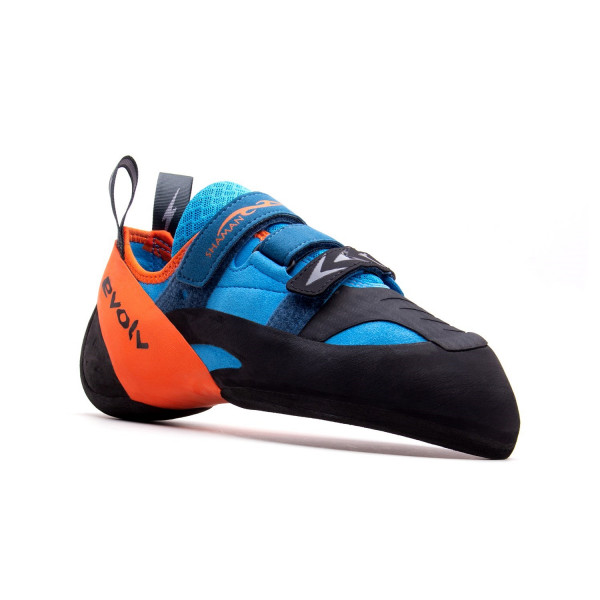 Details about   Mens Evolv Shaman US Size 5.5 Orange Blue Climbing Shoes UK Size 4.5 